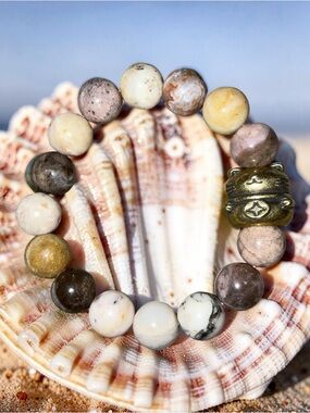 12.4mm Peruvian Pink Opal Bracelet 💕